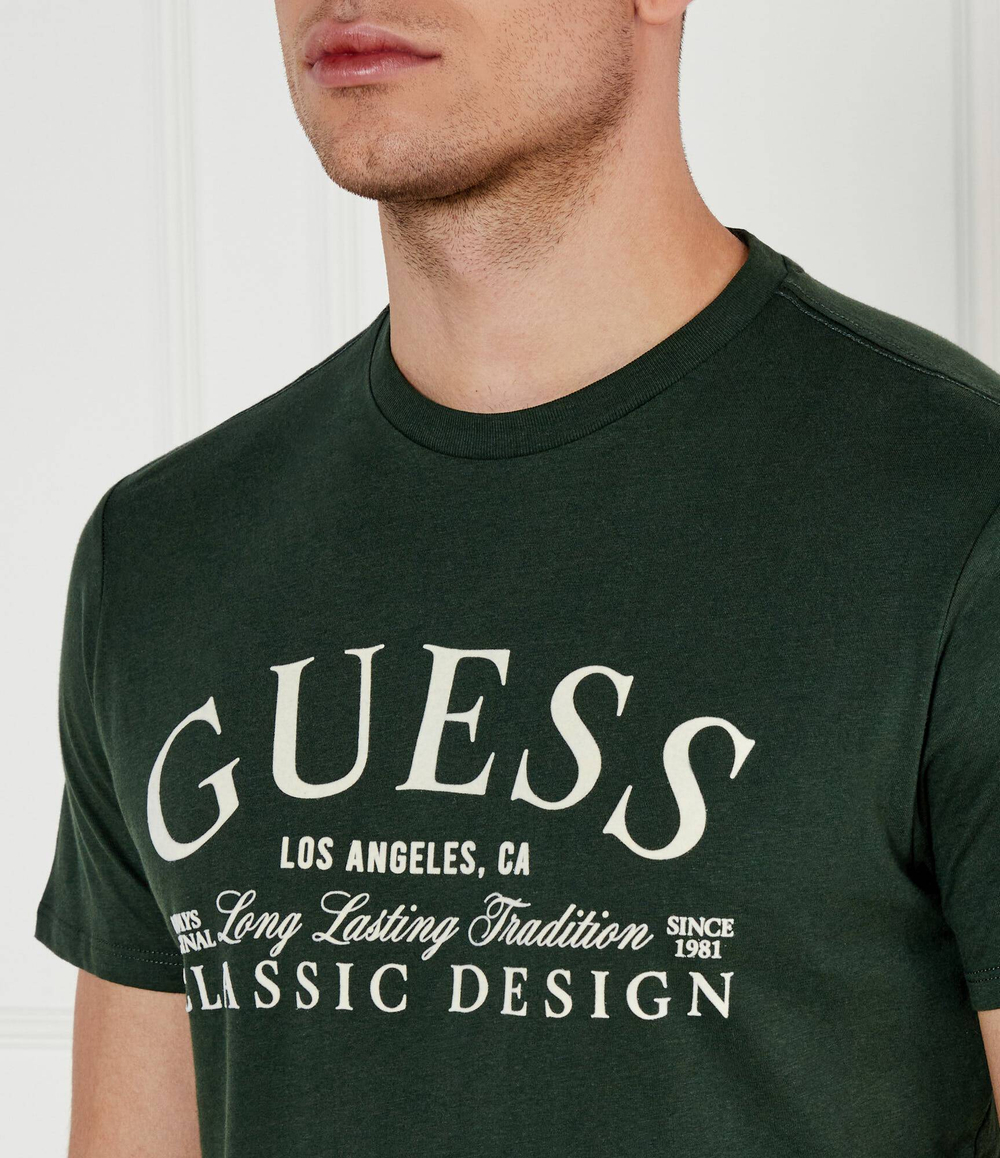 Футболка CLASSIC GUESS - темно-зеленый(M5RI43 K9RM1)