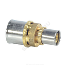 Муфта переходная для МП/PE-X труб латунь пресс Дн 20х16 RM103 Giacomini RM103Y010