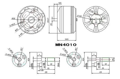 T-Motor MN4010 KV475