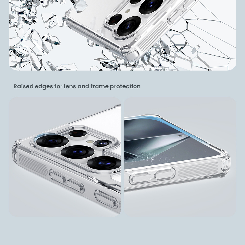 Чехол усиленный от Nillkin с поддержкой MagSafe для Samsung Galaxy S25 Ultra, серия Nature TPU Pro Magnetic
