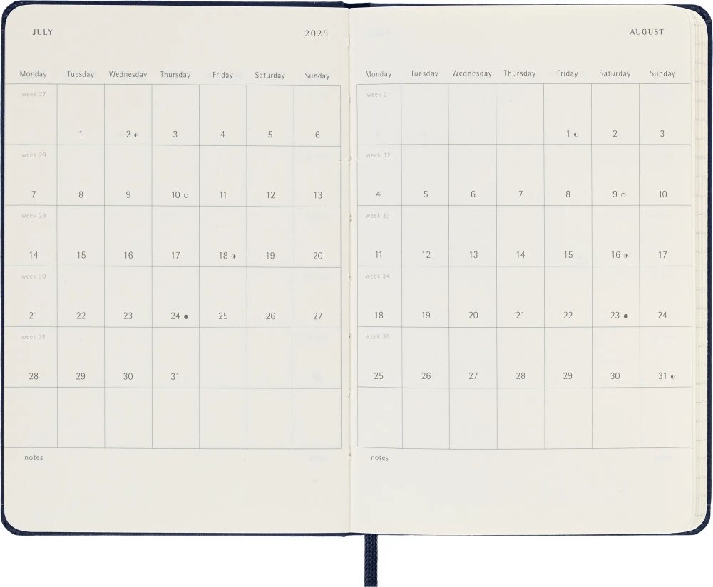 Ежедневник Moleskine Classic (DHB2012DC2) 9x14 см 400стр. синий сапфир