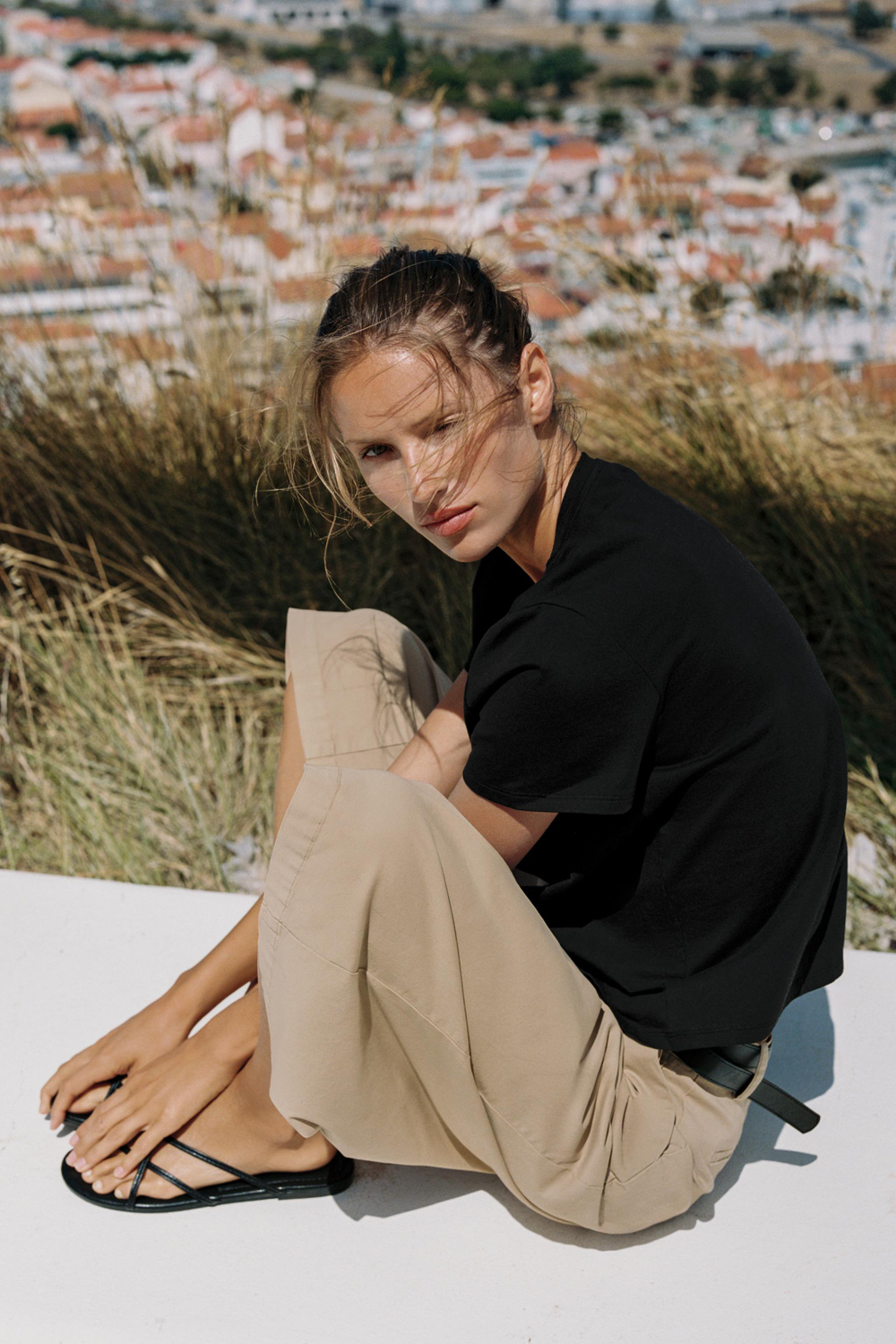 ДЛИННЫЕ БЕРМУДЫ С РЕМНЕМ — ZARA