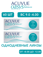 Однодневные контактные линзы Acuvue Oasys 1-Day (комплект 60 линз)