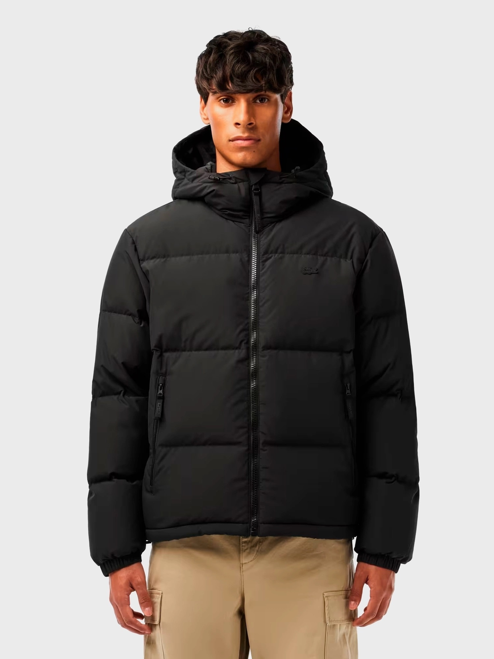Пуховик Lacoste Water-Repellent Black