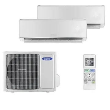 Мультисплит система на 2 комнаты General Climate GC-ME07HR32 x 2 / GU-M2E14H32