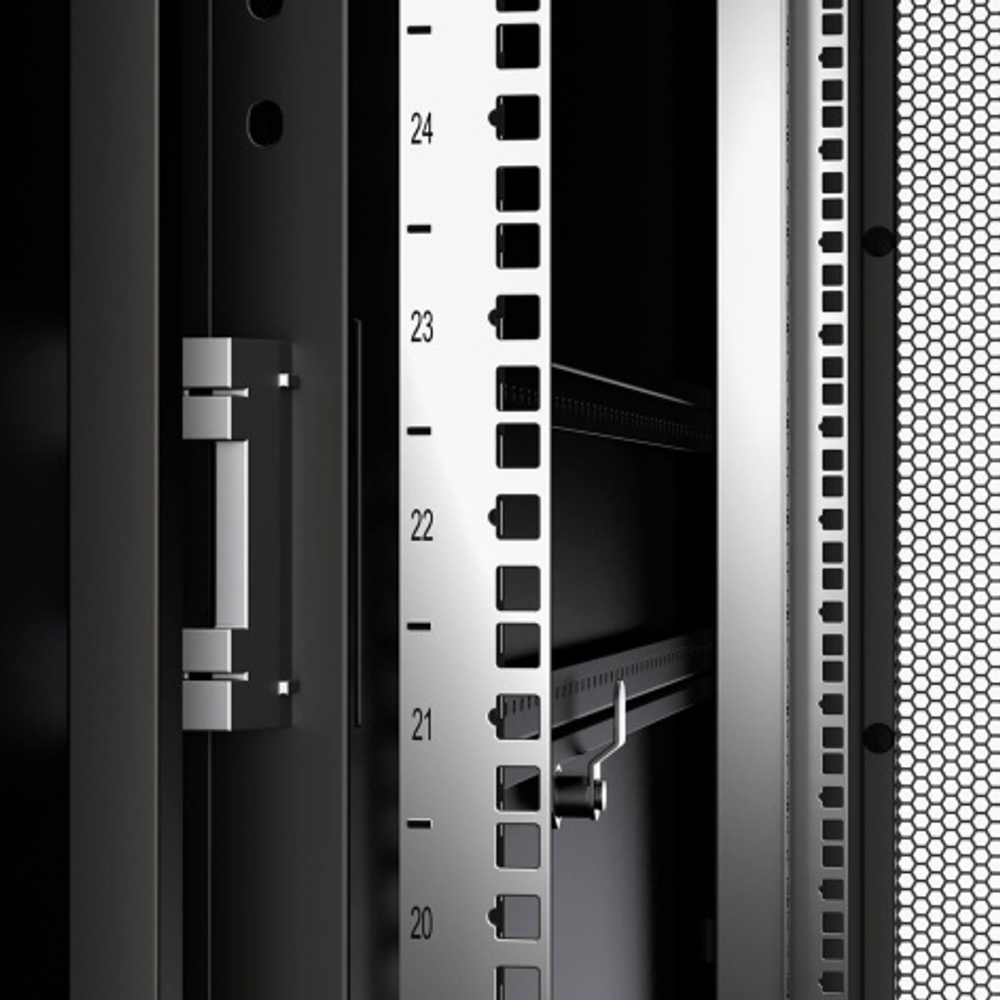 Шкаф напольный 19", 42U Cabeus ND-SC-42U60/120-BK