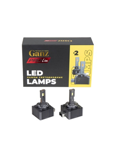 Лампа светодиодная 12/24V D1S/D1R 36W 3000lm 6000K (LED) GANZ PRO-Line 2 шт. DUOBOX IP68 GIP06366