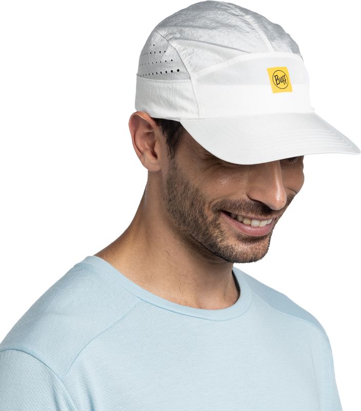 Кепка Buff Speed Cap Logo White Фото 2