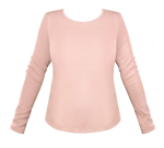 Пижама Zoe с цветочным рисунком на брючках (Размер: XL) (Цвет: пудровый)