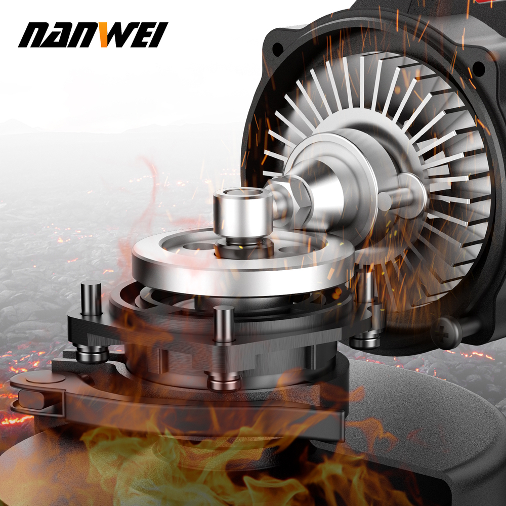 УШМ NANWEI NW-A5102-6, 6Ah*2, 20 В
