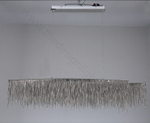 Pendant design lamp Waterfall  L120 (Silver)