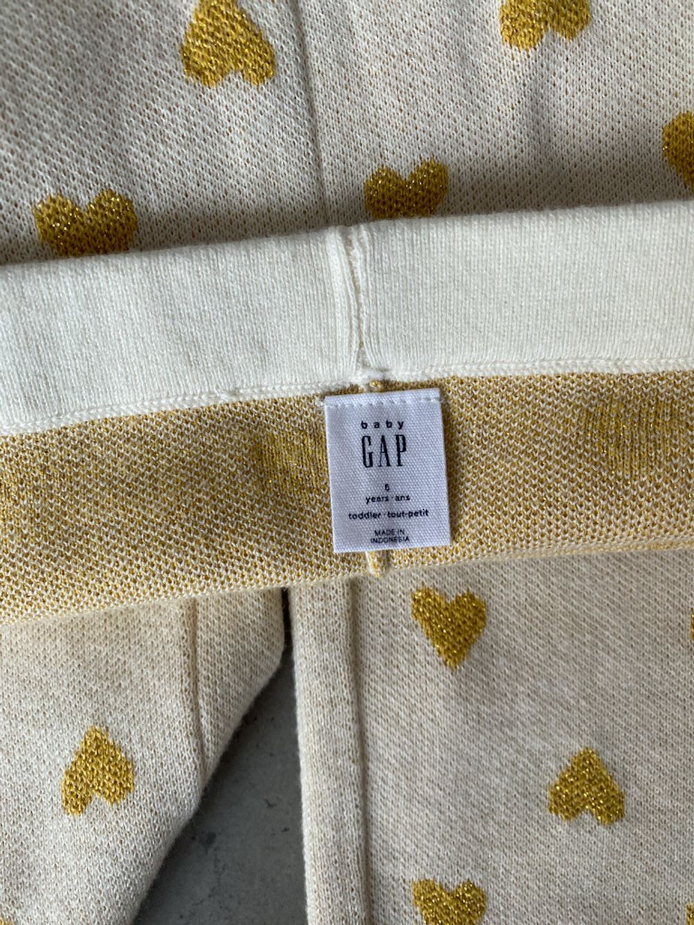 Хлопковые леггинсы Gap, 110