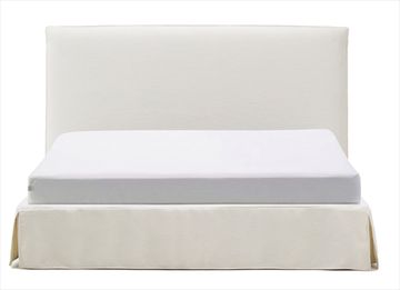 Кровать Jaira La Forma из белого шенилла со съемным чехлом для матраса 180x200 см