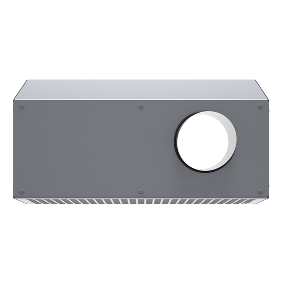 Provent IOS 125G решетка фасадная комбинированная приточно-вытяжная серая (RAL 7024)