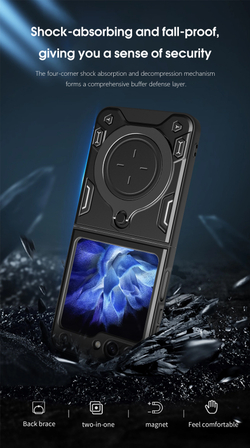 Чехол с кольцом Big Ring Case для Samsung Galaxy Z Flip 7 FE