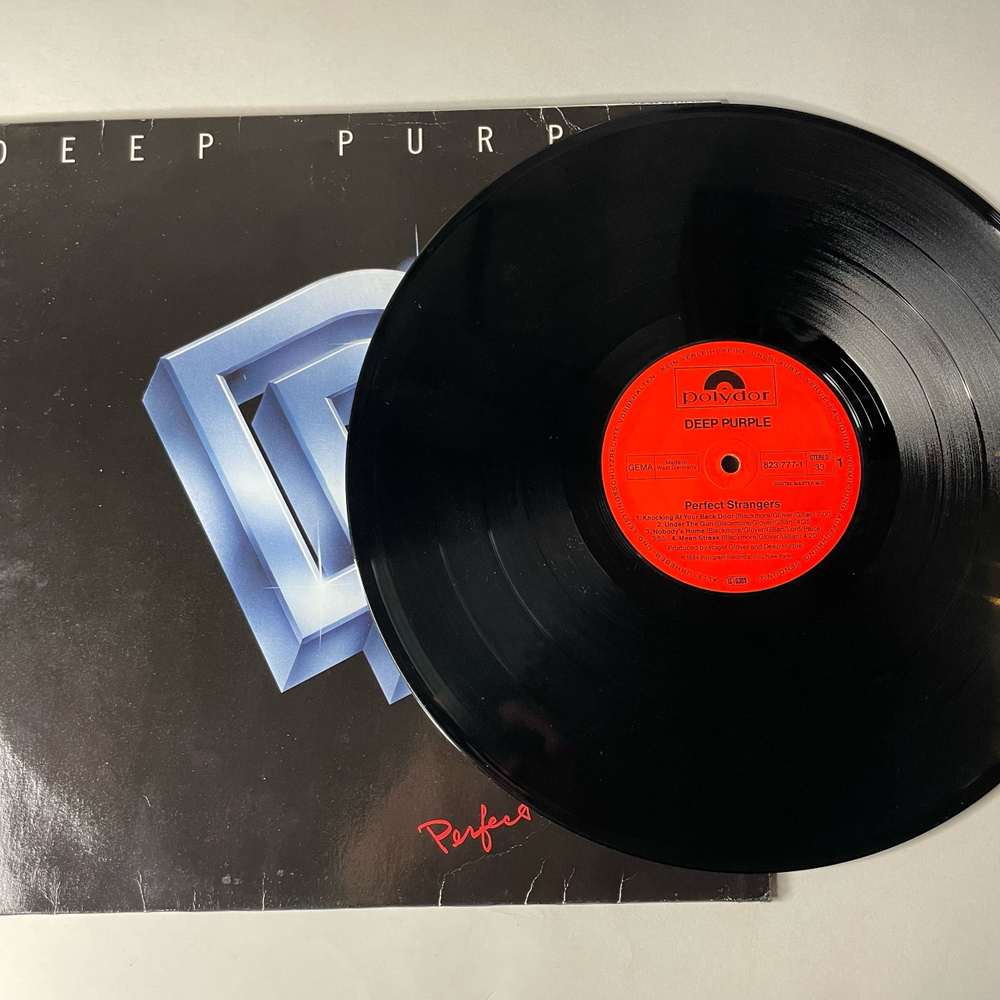 Винтажная виниловая пластинка LP Deep Purple Perfect Strangers (Германия 1984)