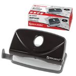 Дырокол до 10л, Brauberg Original, металлический, черный