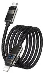 Usb Кабель-зарядка Type-C на Lightning Hoco U137 3A 1.2м черный