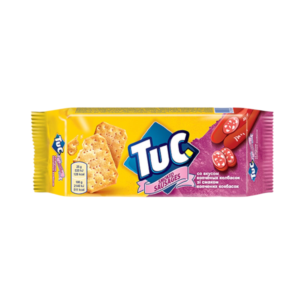 Крекер TUC колбаски 100гр