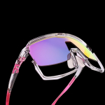 Спортивные очки с диоптриями HILX Inferno Shiny Crystal Light Grey / Pink Lens