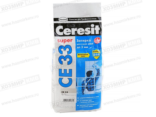 CERESIT/СЕ-33 затирка для швов № 040 Жасмин 2кг