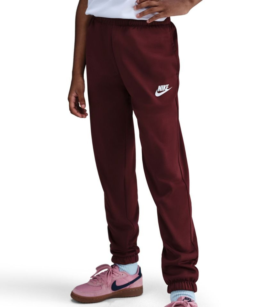 Детский теннисный костюм Nike Kids Dri-Fit Poly Knit Full Zip - dark team red/dark team red/white