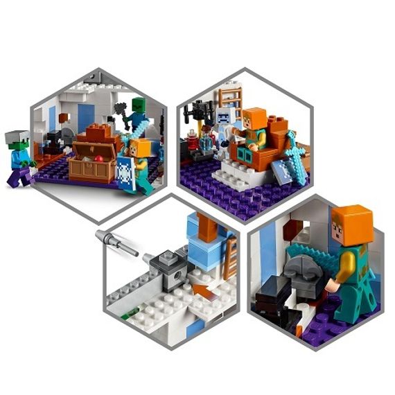 Lego konstruktor Minecraft 21186 The Ice Castle