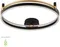 Потолочный светильник Fernando FERNANDO PL72W LED BLACK/GOLD Crystal Lux