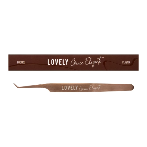 Пинцет с лазерной заточкой L 7 мм Grace Elegante Bronze Lovely