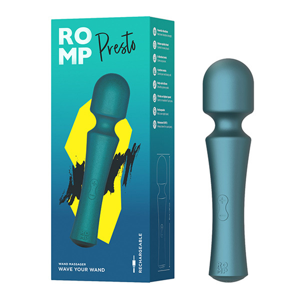 Синий вибратор-вонд 20см Romp Presto RPPR1SG9