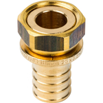 STOUT Переходник с накидной гайкой 25*G 3/4" для труб из сшитого полиэтилена аксиальный*