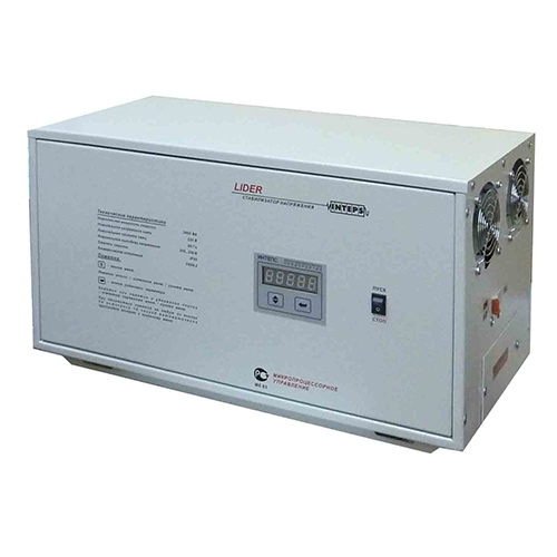 Стабилизатор переменного напряжения LIDER PS7500 W-SD