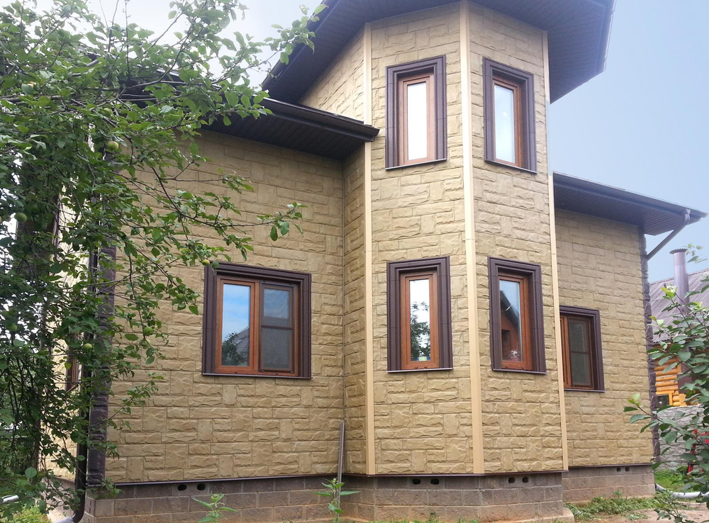 Фасадная панель Альта-Профиль Гранит Уральский   1010*450мм 0,46м2