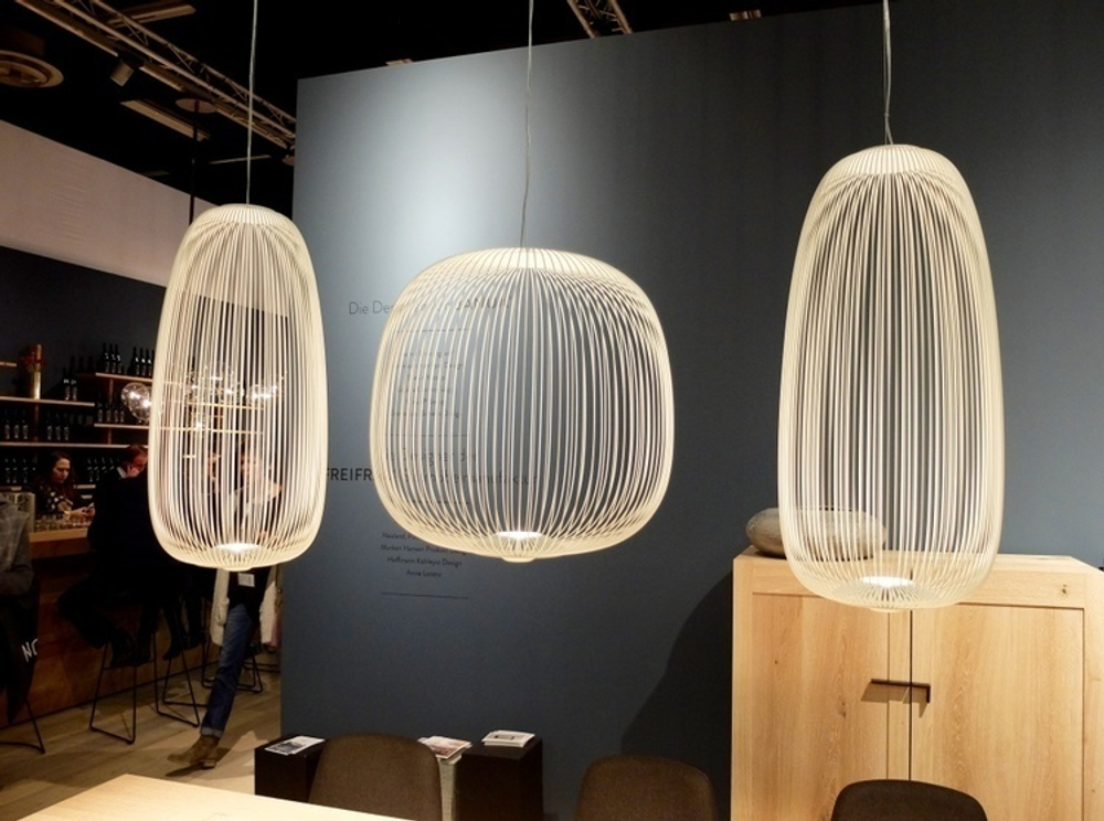 Pendant design lamp  Spokes 2 by Foscarini (Yellow)