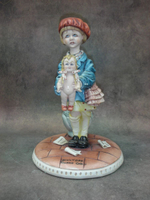 Статуэтка. Фарфор. Девочка с куклой. Capodimonte. Италия