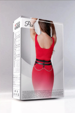 Баска пояс Reya кожа черный S/M