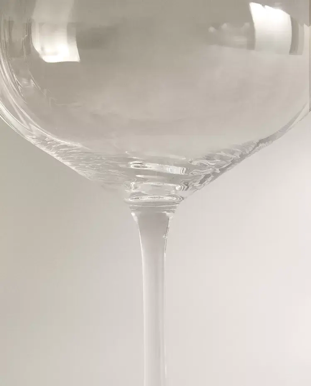 ZARA HOME БОКАЛ ИЗ СТЕКЛА BOHEMIA CRYSTAL С ВОЛНИСТЫМ РЕЛЬЕФОМ, ПРОЗРАЧНЫЙ
