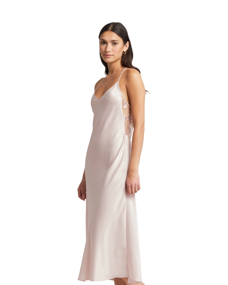 ночная сорочка из шармёза Rya Collection Stunning пыльная роза