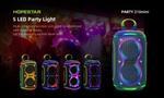 Портативная колонка Hopestar Party 210mini, 30Вт, серый