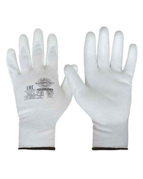 Перчатки Safeprotect НейпПол-Б (нейлон+полиуретан, белый) (х12х300)