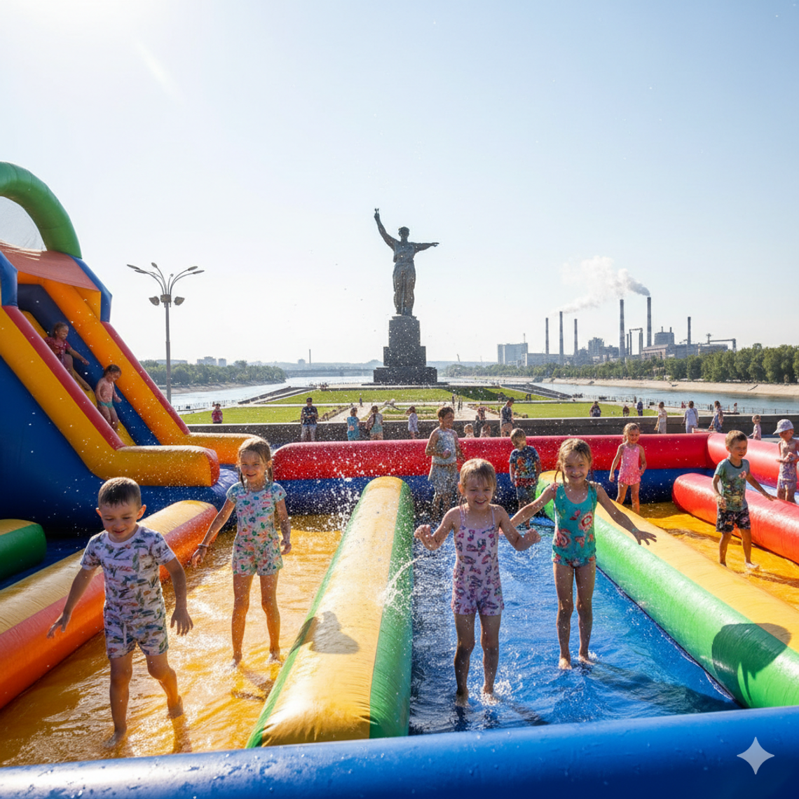 Надувной батут купить в Магнитогорске – БатутМастер 🎪