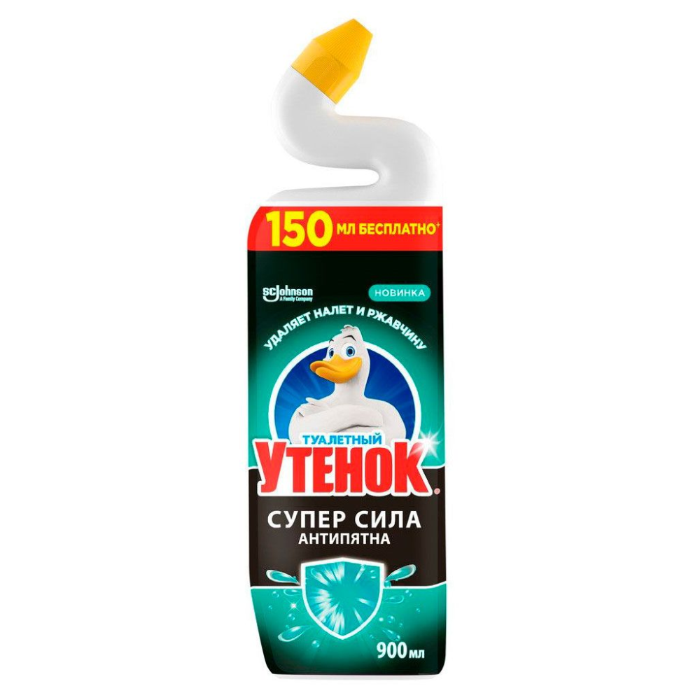Гель чистящий Туалетный Утенок Супер сила Антипятна 900 мл