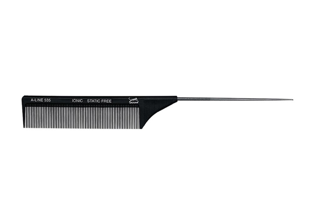 Расческа Jaguar A-Line Ionic 535 с металлическим хвостиком (22.2см) - 2