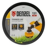Леска для триммера круглая, 2,7мм х 151м, на DIN катушке FLEX CORD,  Denzel — фото 3