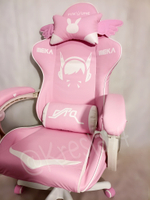 Геймерское кресло Pink Love. Розового цвета