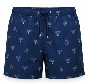 Мужские спортивные боксеры Monte-Carlo Country Club MCCC Crossed Rackets Boxer - navy