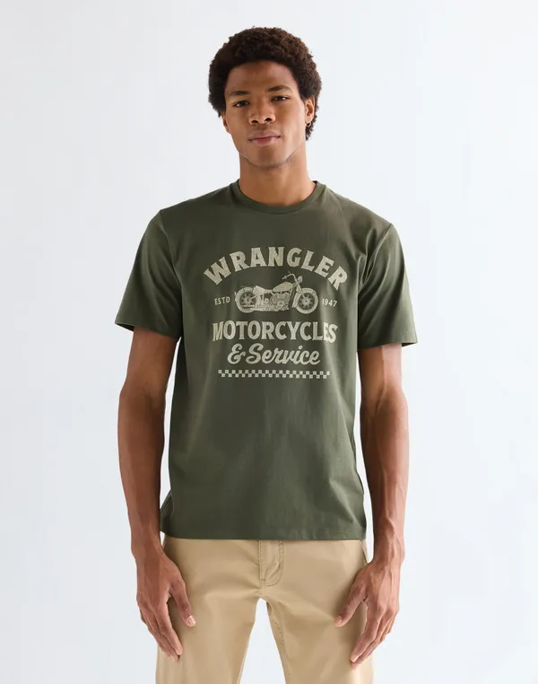 Футболка мужская WRANGLER AMERICANA TEE DEEP DEPTHS