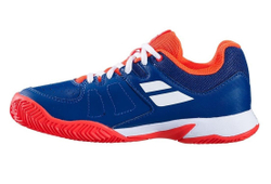 Детские кросовки для Padel Babolat Pulsa JR - estate blue/fluo strike