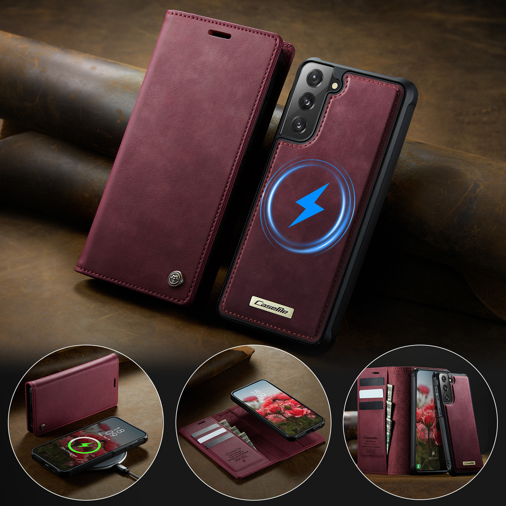 Чехол-кошелек CaseMe 2 in 1 MagSafe Samsung Galaxy S21 FE