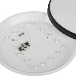Светильник потолочный светодиодный ЭРА Классик без ДУ SPB-6 Slim Base BK 24W-5K 5000К | Светильники SPB-6 без ДУ
